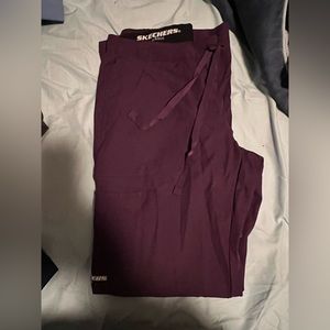Sketchers Scrub Pants, Size Small Petite, Purple
